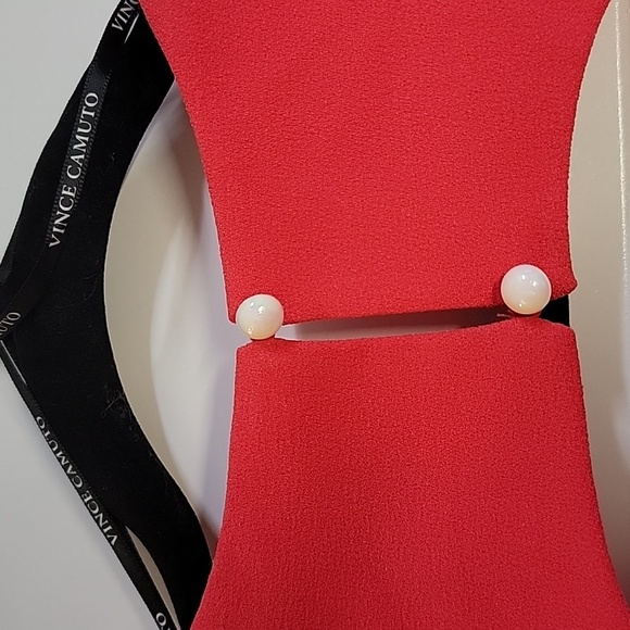 VINCE CAMUTO NWOT CORAL SHEATH DRESS SZ 2 - Picture 16 of 16